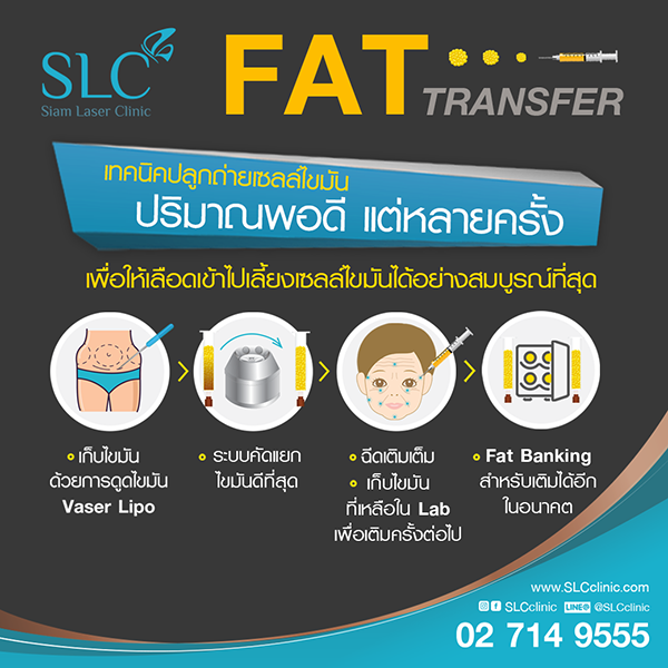 ขั้นตอนการฉีดไขมัน SLC