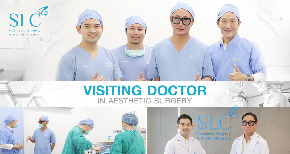 Dr. Dominique Lucas, a board-certified plastic surgeon from CHUV Lausanne, Switzerland honors visiting SLC Hospital for the special occasion “Visiting Doctor in Aesthetic Surgery”