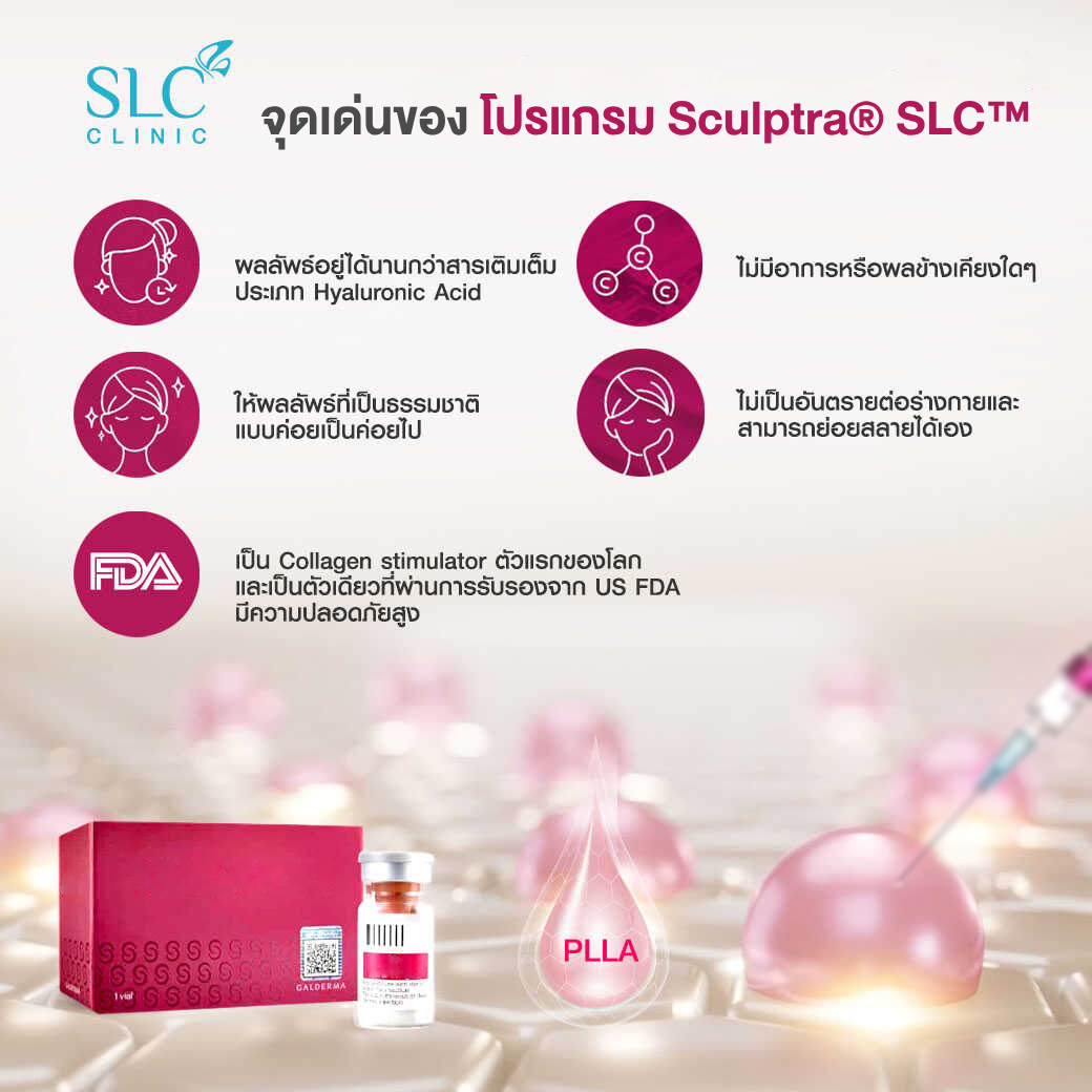 จุดเด่น Sculptra®, ริ้วรอย, หน้าเหี่ยว, ผิวแห้งเหมือนคนแก่, ครีมลดริ้วรอย, ผิวหย่อนคล้อย, ยกกระชับผิว