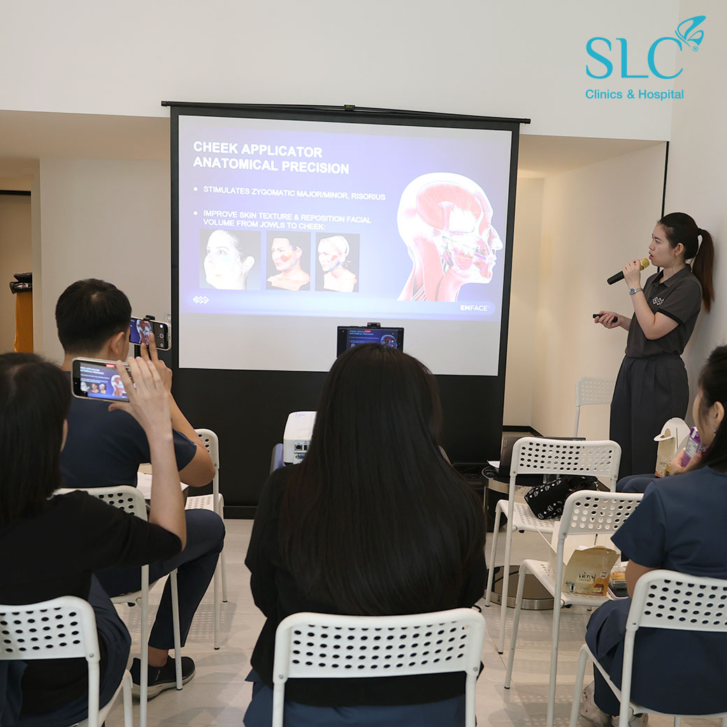 SLC Clinic, EMFACE Eyes Program, อบรมแพทย์ SLC, ยกกระชับใต้ตา