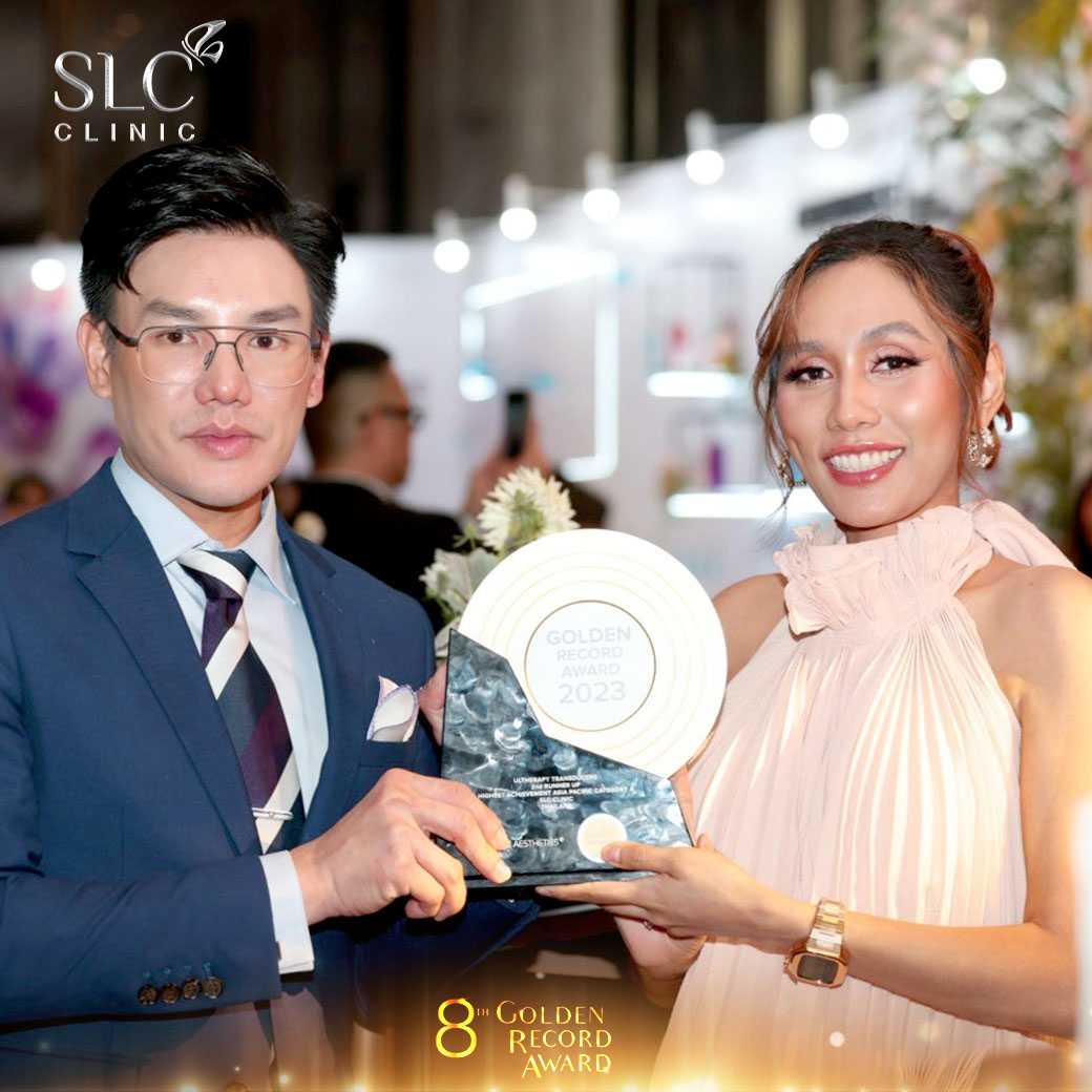 รับรางวัล,ยกกระชับ,ตัวจริงเรื่องยกกระชับ,Ultherapy,รางวัลยกกระชับ,รางวัลระดับ Asia Pacific,SLC คว้ารางวัล,Golden Record Award 2023,Golden Record Award,SLC Clinic,SLC,เอสแอลซี คลินิก,ยกกระชับ,ยกกระชับ SLC,ยกกระชับ SLC Clinic