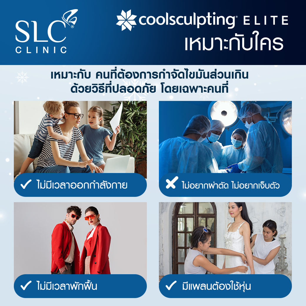 Coolsculpting ELITE เหมาะกับใคร