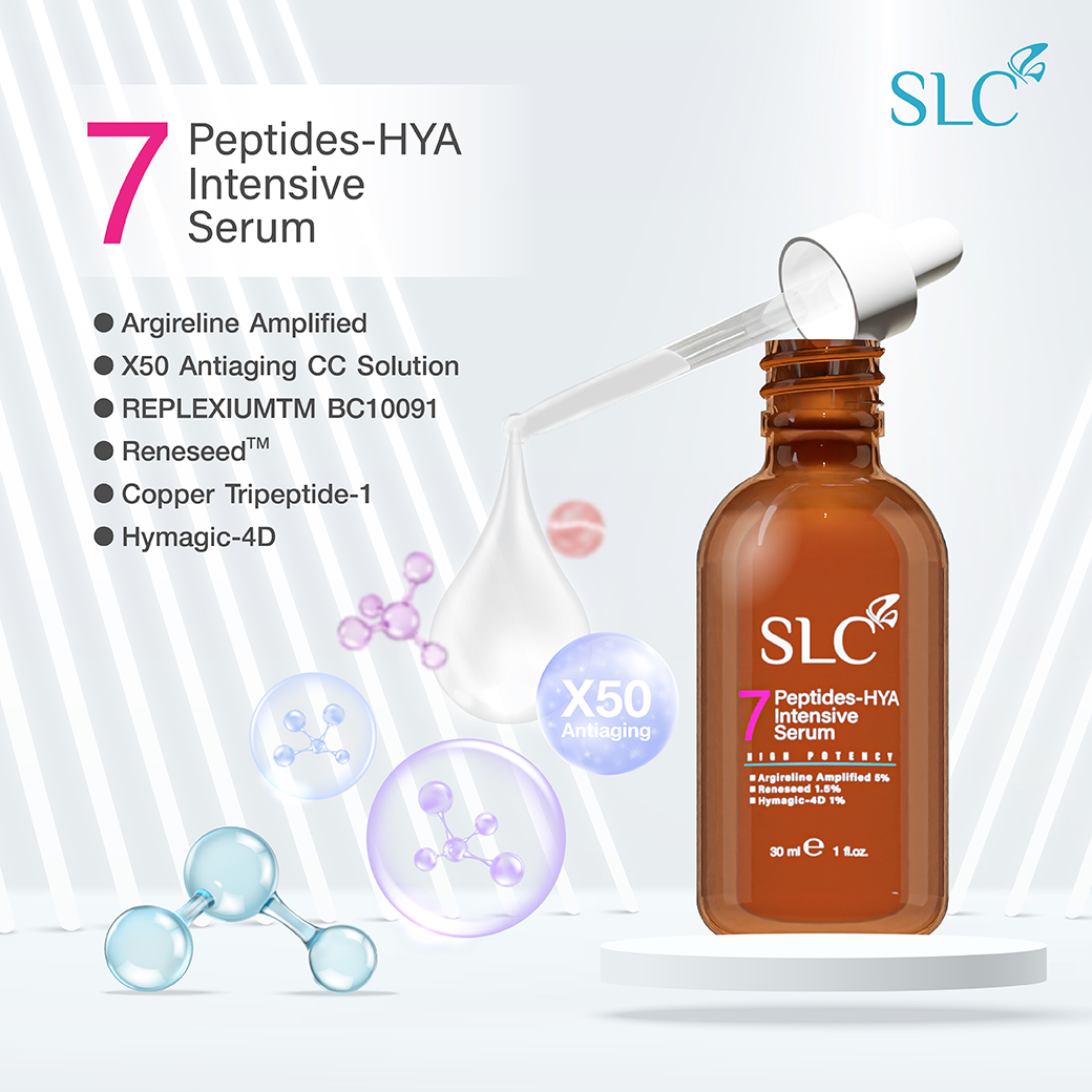 SLC 7 Peptides-Hya Intensive Serum ซีรั่มลดริ้วรอย เซรั่มหน้าเด็ก ยกกระชับผิว ลดฝ้า กระ 
