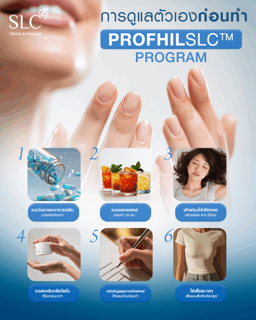 แก้มือเหี่ยว, ผิวพัง, ProfhilSLC™ Program, แก้ผิวยับ