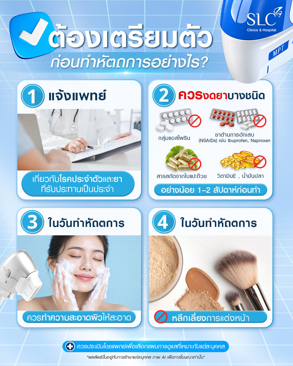 การเตรียมตัวก่อนทำหัตถการ
